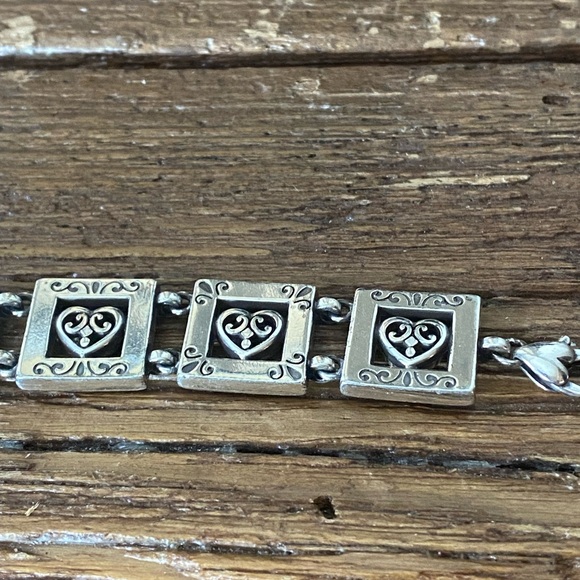 Brighton Inspirational “Red Dress” Reversible Silver Bracelet - Picture 9 of 12